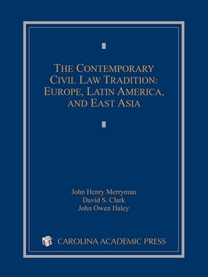 cover image of The Contemporary Civil Law Tradition